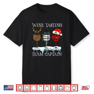Wine Tasting Team Captain Wine Christmas Costume Shirt