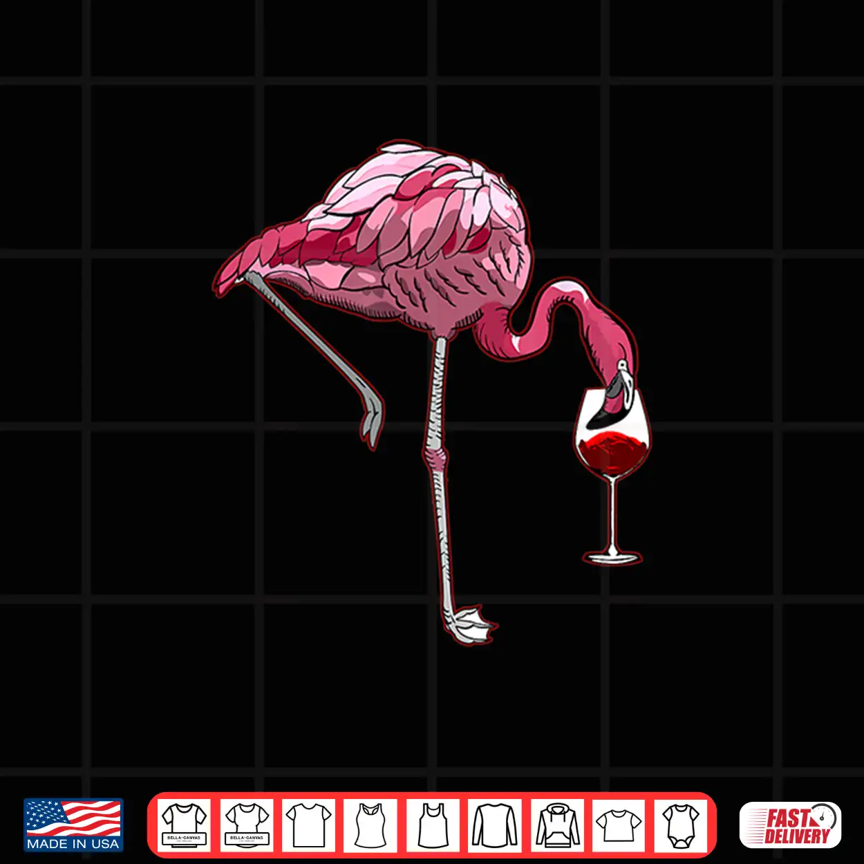 Flamingo Wine Tasting Humor Drinking Professional Shirt Flamingo Wine Tasting Humor Drinking Professional Shirt