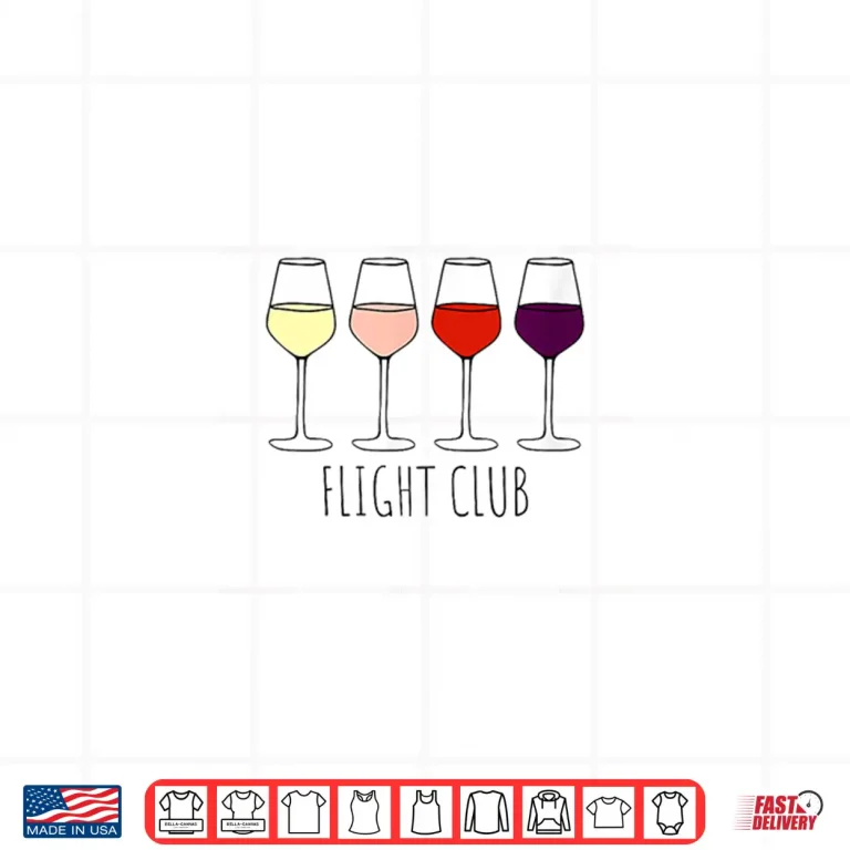 Design Flight Wine Club Tasting Wine Glass Flight Shirt