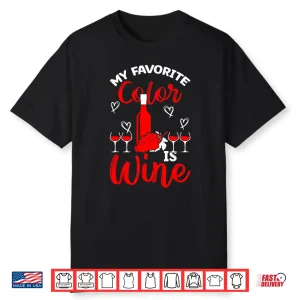 My Favorite Color Is Wine Professional Minimalist Shirt