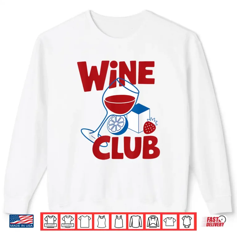 Sweatshirt Red and White Wine Tasting Graphic Design Shirt