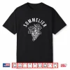 Sommelier Grapes Wine Steward Waiter Restaurant Worker Shirt