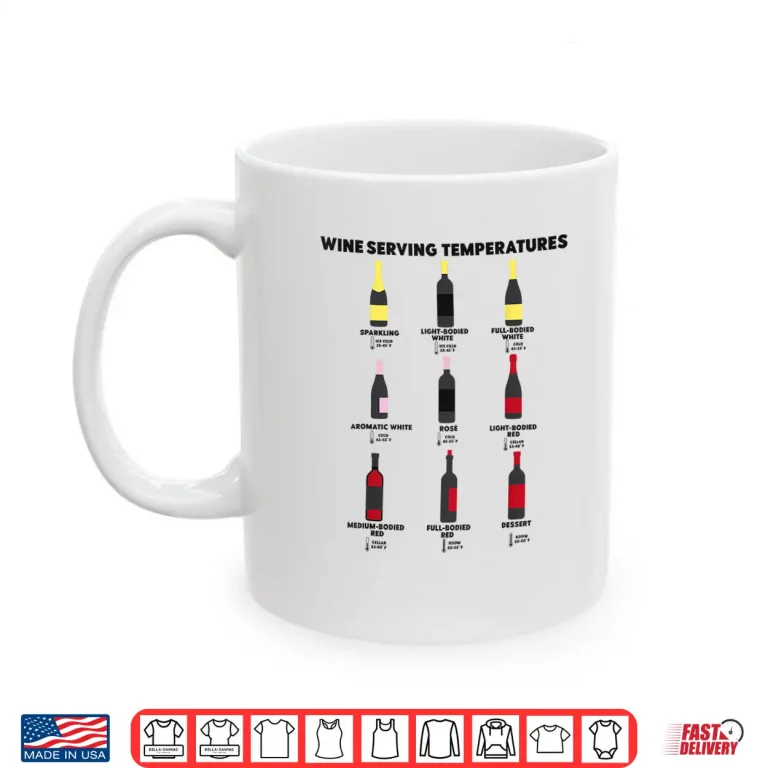 Mug Sommelier Wine Drinking Tasting Bottles Wine Serving Shirt