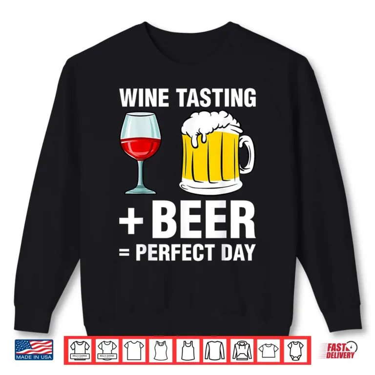 Sweatshirt Beer Lover Wine Tasting Wine Taster Drinking Graphic Shirt