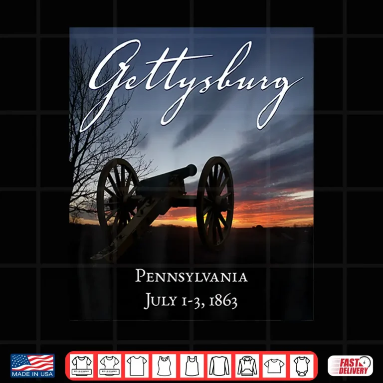 Design Battle Of Gettysburg Civil War Professional Graphic Shirt