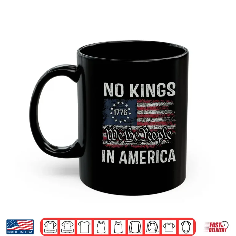 Mug No Kings In America Professional Minimalist Modern Shirt