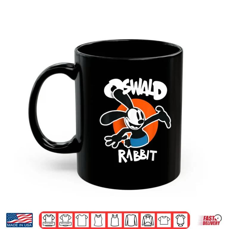 Mug Oswald Rabbit Vintage Cartoon Bunny Professional Graphic Shirt