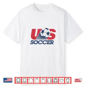 Usa Soccer Retro Professional Minimalist Modern Graphic Shirt