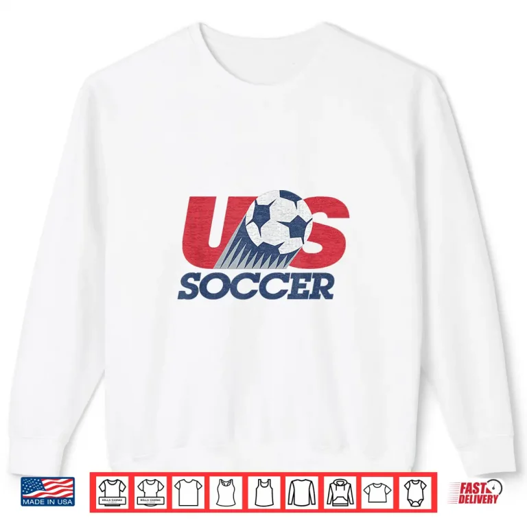 Sweatshirt USA Soccer Retro Professional Minimalist Modern Graphic Shirt
