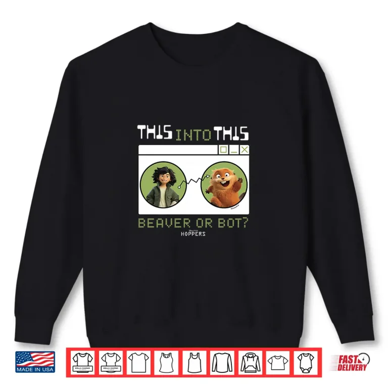 Sweatshirt Disney Pixar Hoppers Mabel Tanaka Beaver Or Bot Shirt