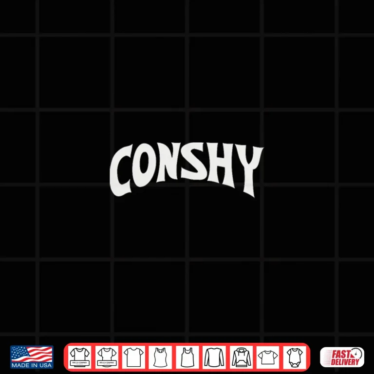 Design Conshy Black Professional Minimalist Modern Graphic Shirt
