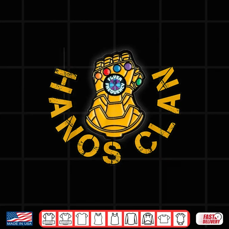 Design Hanos Clan Professional Minimalist Modern Graphic Identity Shirt