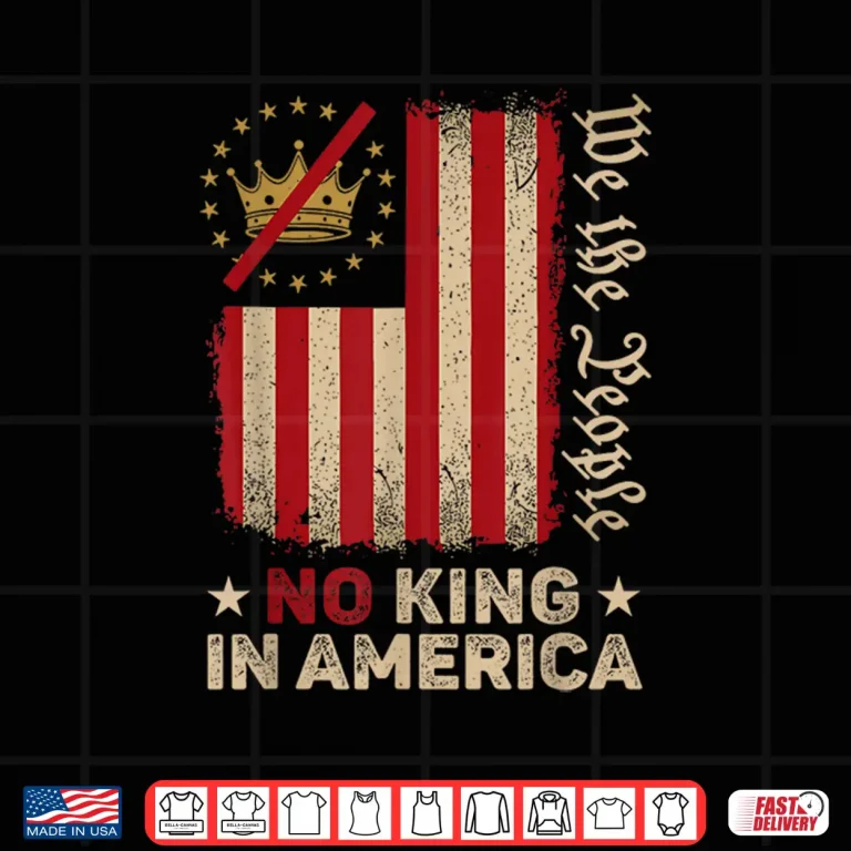 Design No King Professional Minimalist Modern Graphic Identity Shirt