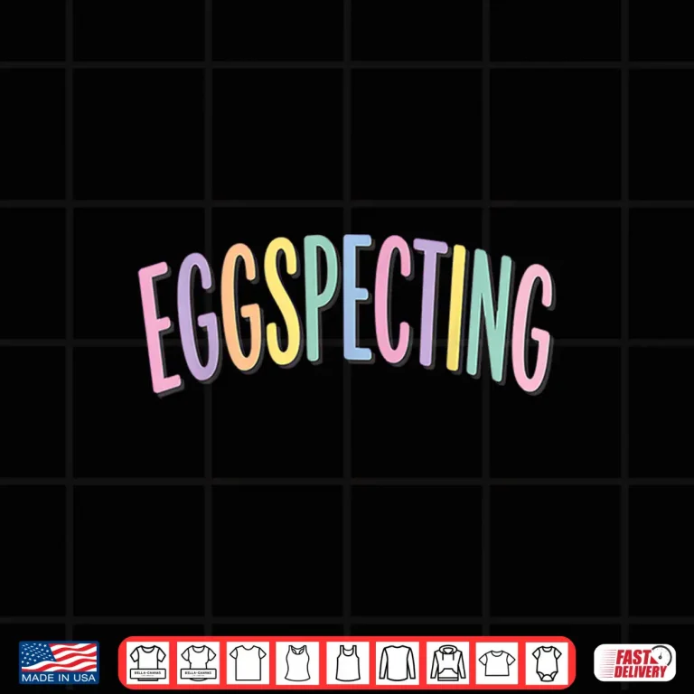 Design Eggspecting Easter Expecting Parents Tee Pregnancy Announcem Shirt
