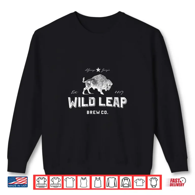 Sweatshirt American Brewery Wild Leap Craft Beer Shirt