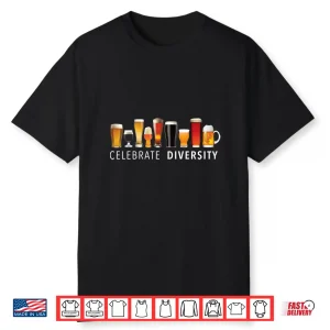 Celebrate Diversity Craft Beer Drinking Long Sleeve Shirt