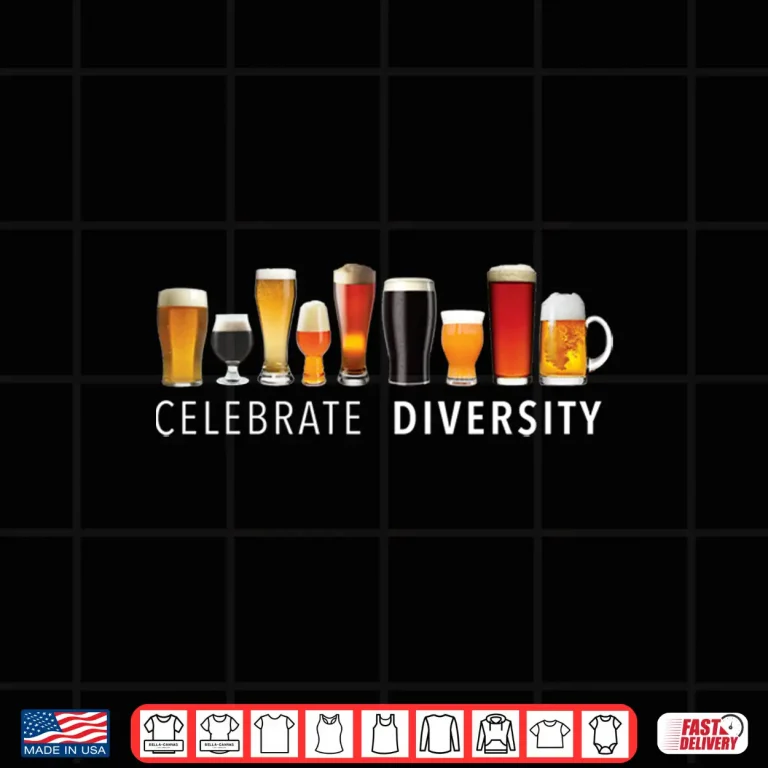 Design Celebrate Diversity Craft Beer Drinking Long sleeve Shirt