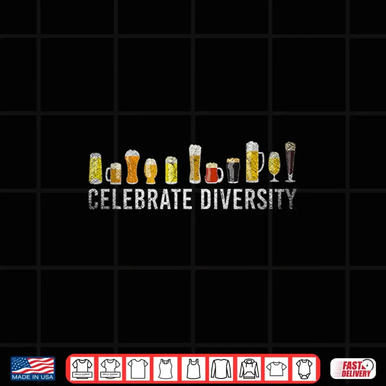 Design Celebrate Diversity Craft Beer Shirt