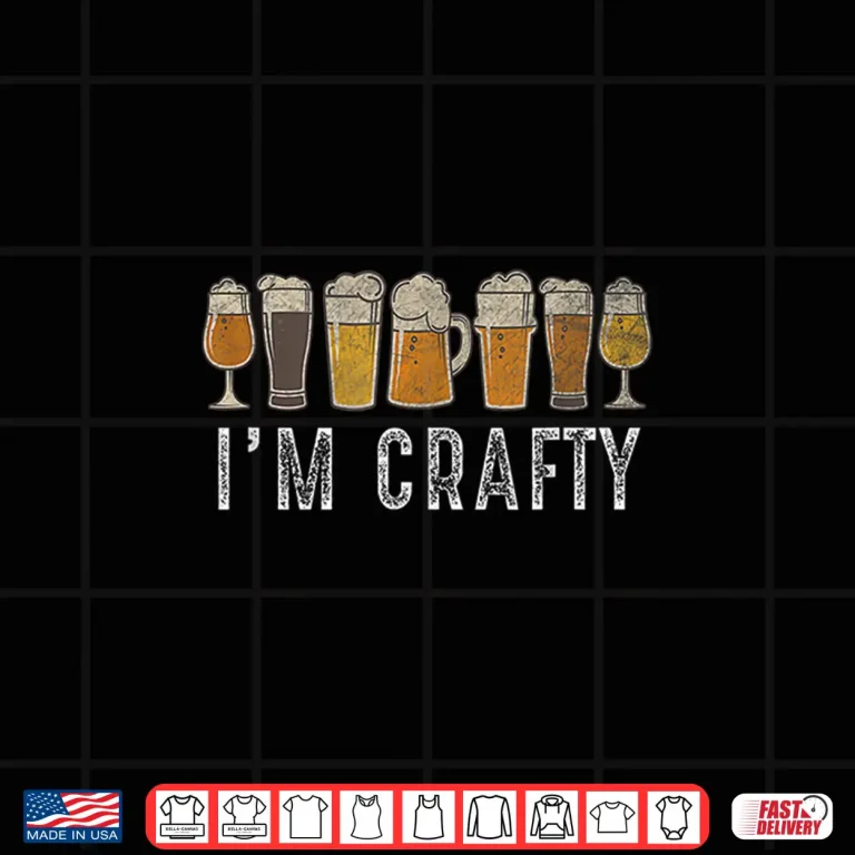 Design Craft Beer Art Im Crafty Home Brew Beer Vintage Apparel Shirt