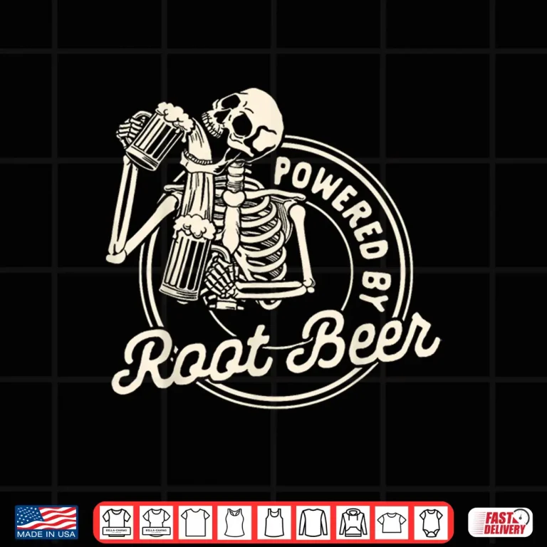 Design Beer Lover Drinking Team Craft Beer Powered By Root Beer Shirt
