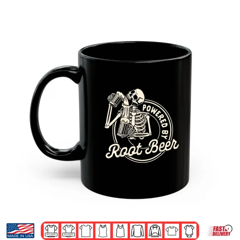 Mug Beer Lover Drinking Team Craft Beer Powered By Root Beer Shirt 1