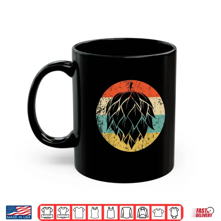 Mug Hops Retro Style Craft Beer Shirt