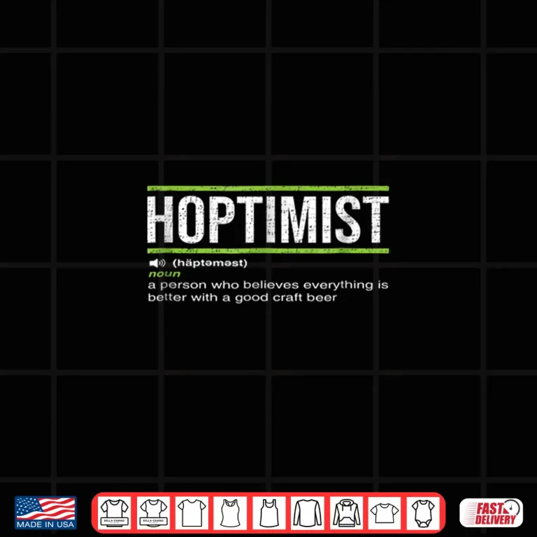 Design HOPTIMIST Definition Craft Beer Shirt