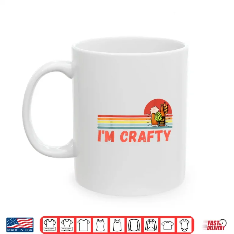Mug Im Crafty Brew Craft Beer Shirts For Men Women Vintage Shirt