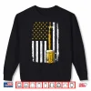 Pouring Beer American Flag Vintage 4Th Of July Craft Brewery Shirt