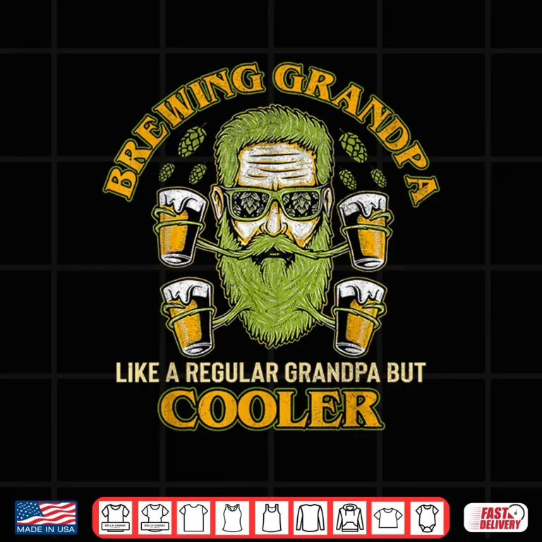Design Mens Beer Brewer Craft Beer Homebrew IPA Lover Grandparents Day Shirt 1
