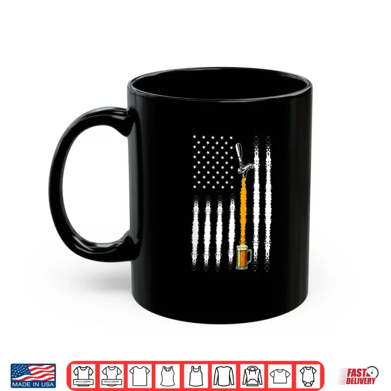 Mug Patriotic US Flag American Brewery Craft Beer Shirt 1