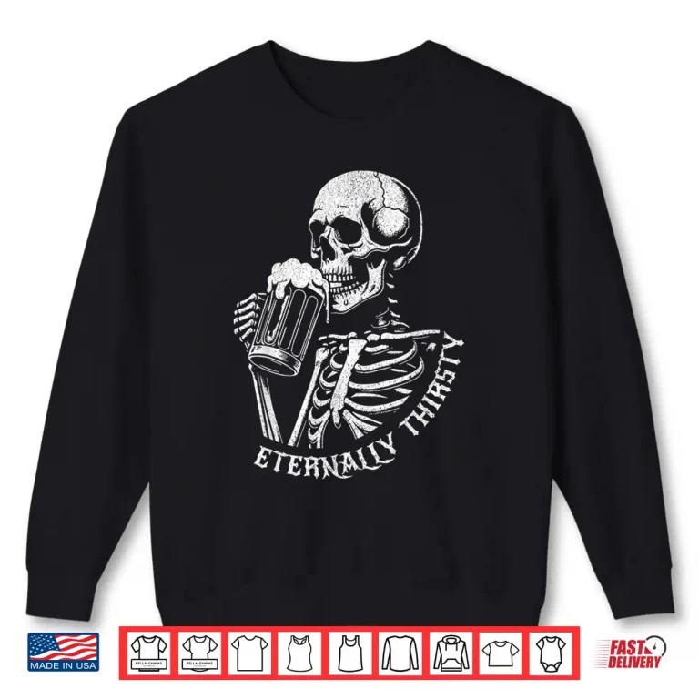Sweatshirt Skull Hops Shirt