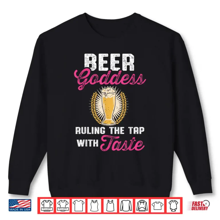 Sweatshirt Beer Lover Girl Woman Craft Brewery Craft Beers Drinking Shirt