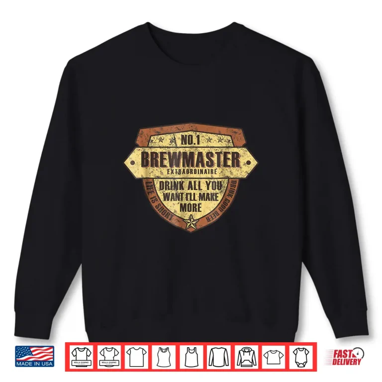 Sweatshirt Brewmaster Craft Beer Brewing Shirt Craft Beer Lover Gift