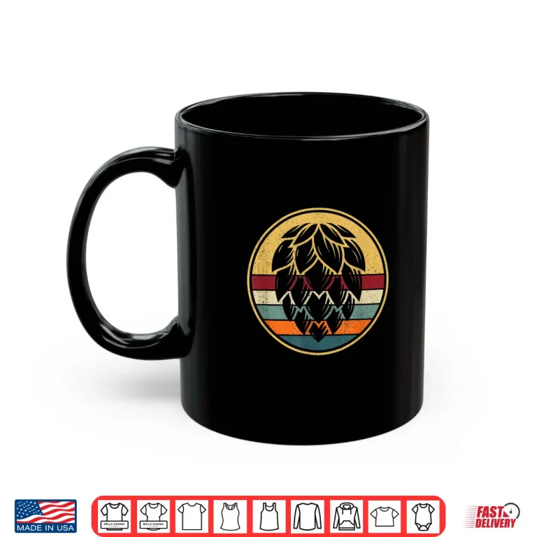 Mug Retro Home Brewing Hops Vintage Brewer Craft Beer Shirt