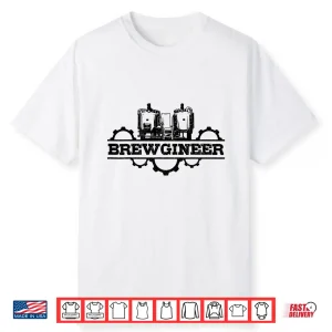 Beer Brewer Brewgineer Homebrewing Craft Beer Brewmaster Shirt