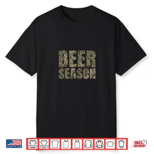 Beer Season 2 Camo Funny Deer Hunter Hunting Shirt