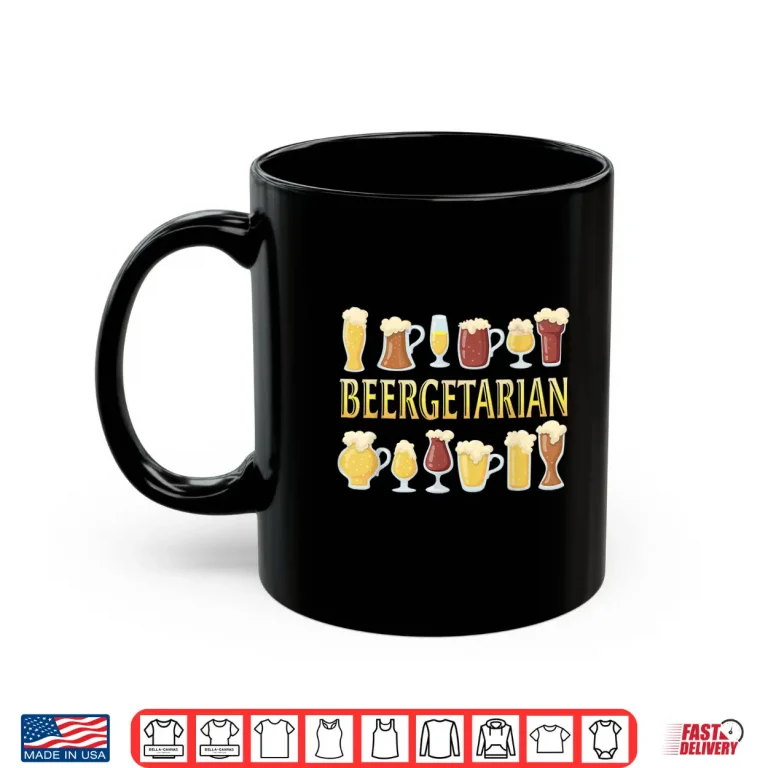 Mug Funny Beer Design Craft Beer for Brewery Lovers Beergetarian Shirt