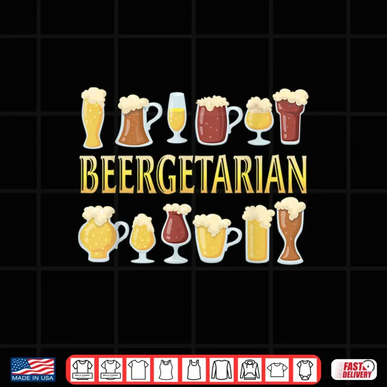 Design Funny Beer Design Craft Beer for Brewery Lovers Beergetarian Shirt