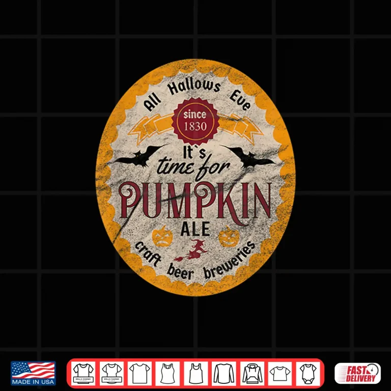 Design Halloween Craft Beer Pumpkin Ale Shirt