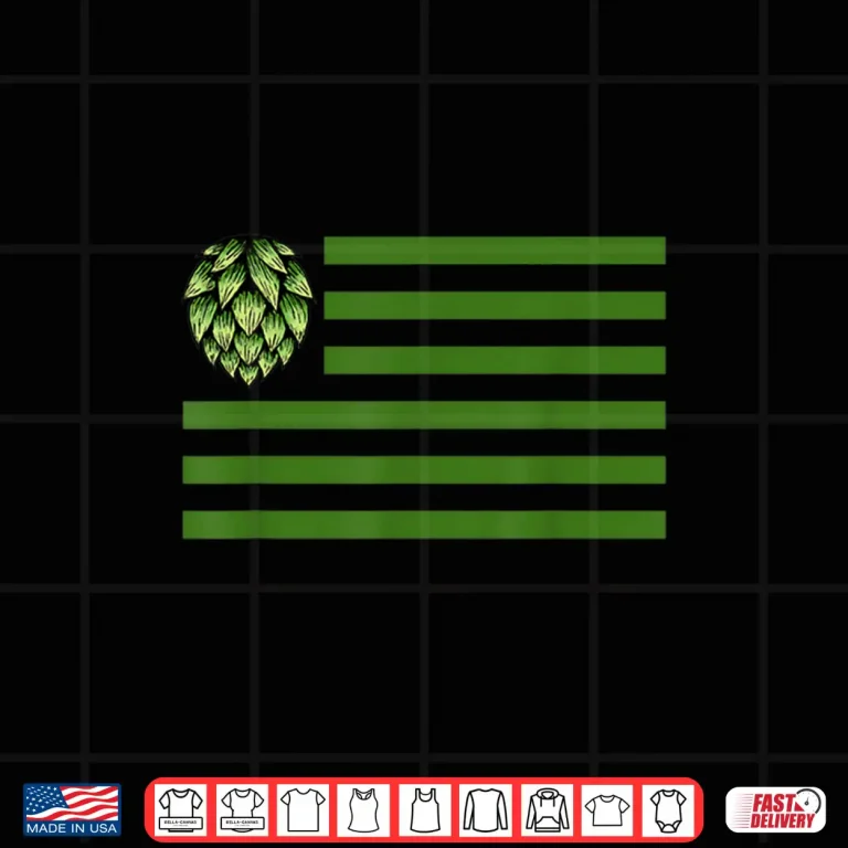 Design Hop Flag Shirt Beer Lovers Shirt Craft Beer Enthusiast Shirt