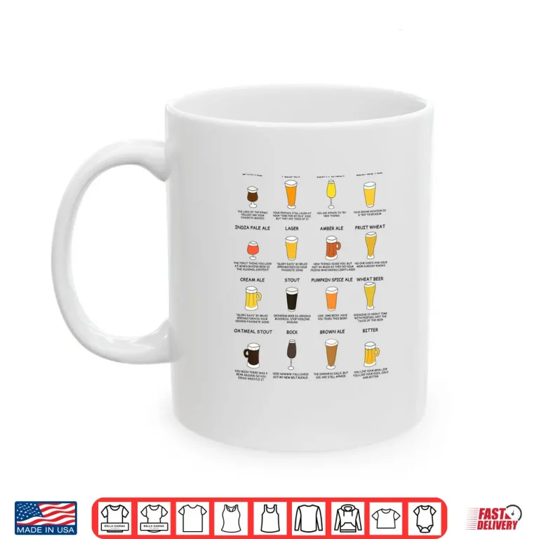 Mug What Your Beer Says About You Beer Styles Shirt