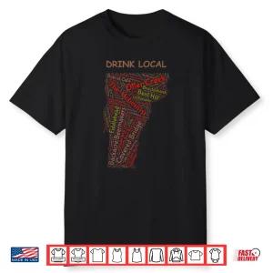 Vermont Drink Local Craft Beer Breweries Shirt