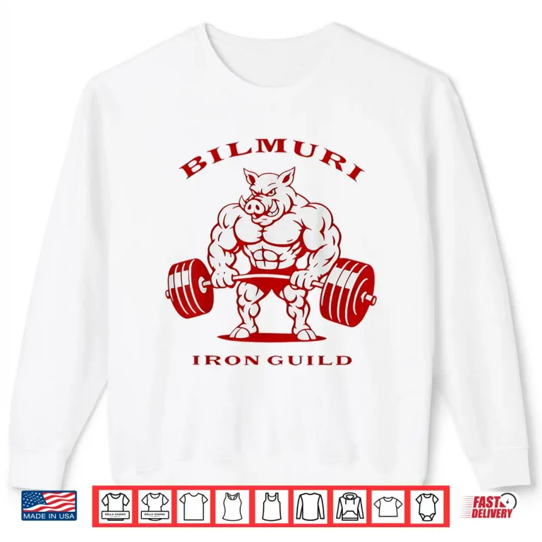 Sweatshirt Pig Bilmuri Iron Guild Gym Professional Fitness Shirt