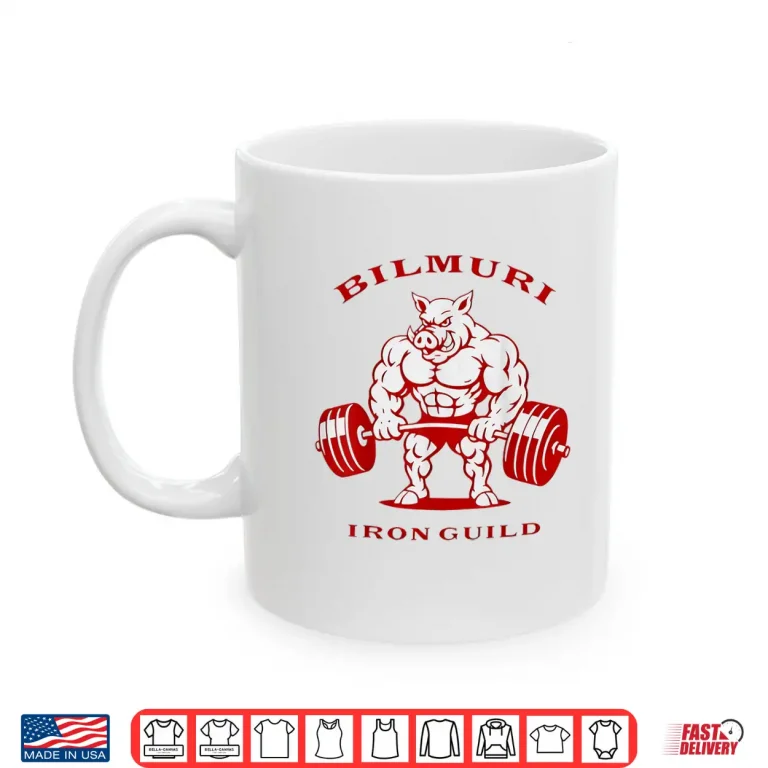 Mug Pig Bilmuri Iron Guild Gym Professional Fitness Shirt