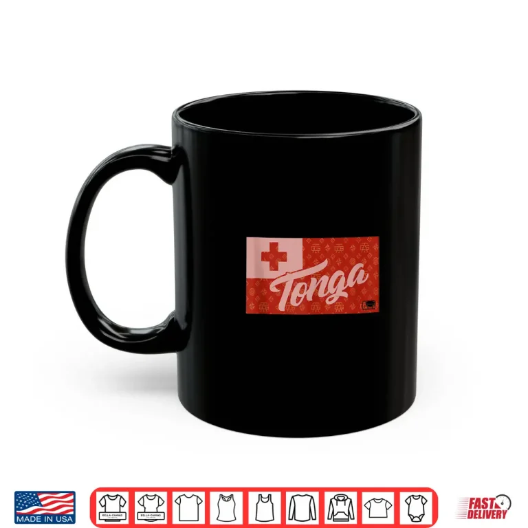 Mug Pk Tonga Flag Professional Minimalist Modern Graphic Shirt