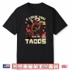 Marvel Deadpool Cupid Love For Tacos Graphic Shirt