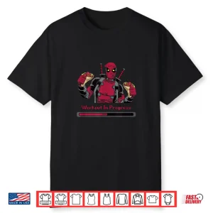 Marvel Deadpool Workout In Progress Tacos Shirt