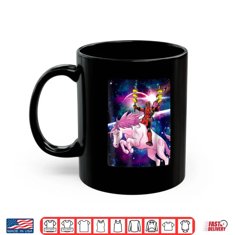 Mug Marvel Deadpool Space Unicorn Tacos Graphic Shirt