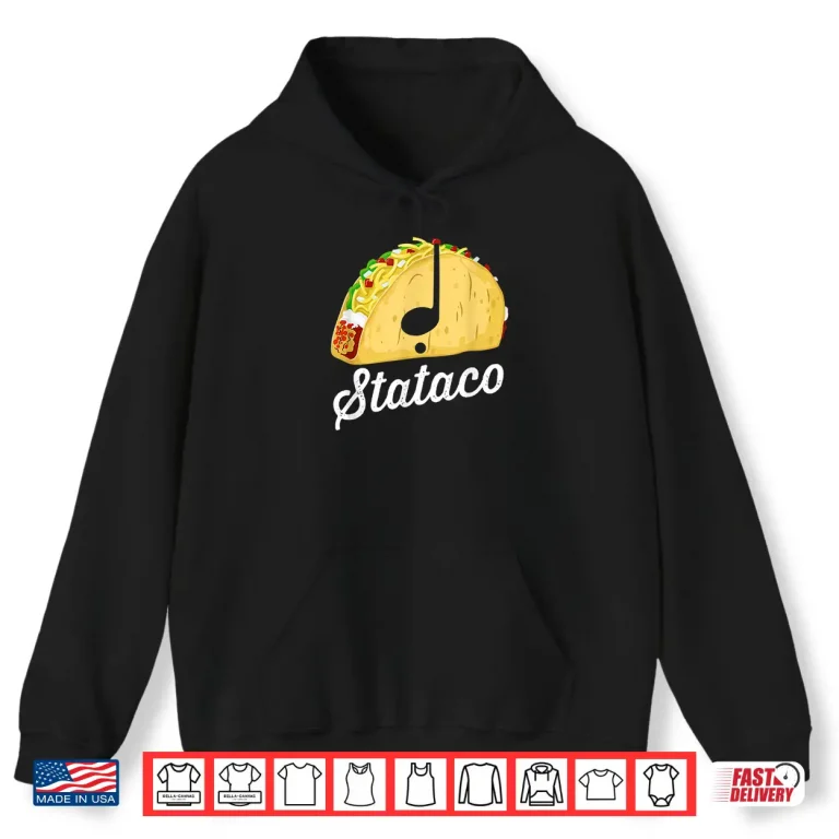 Hoodie Taco Theory Staccato Stataco Funny Music Rhythm Syncopation Shirt